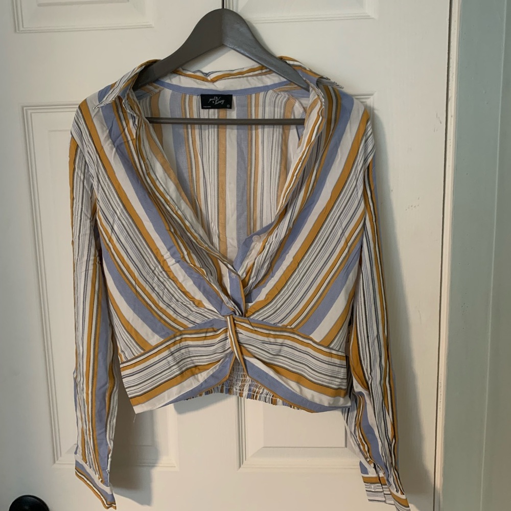 Spring Summer Stripe Blouse